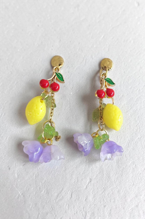 Boucles d'oreilles colorées